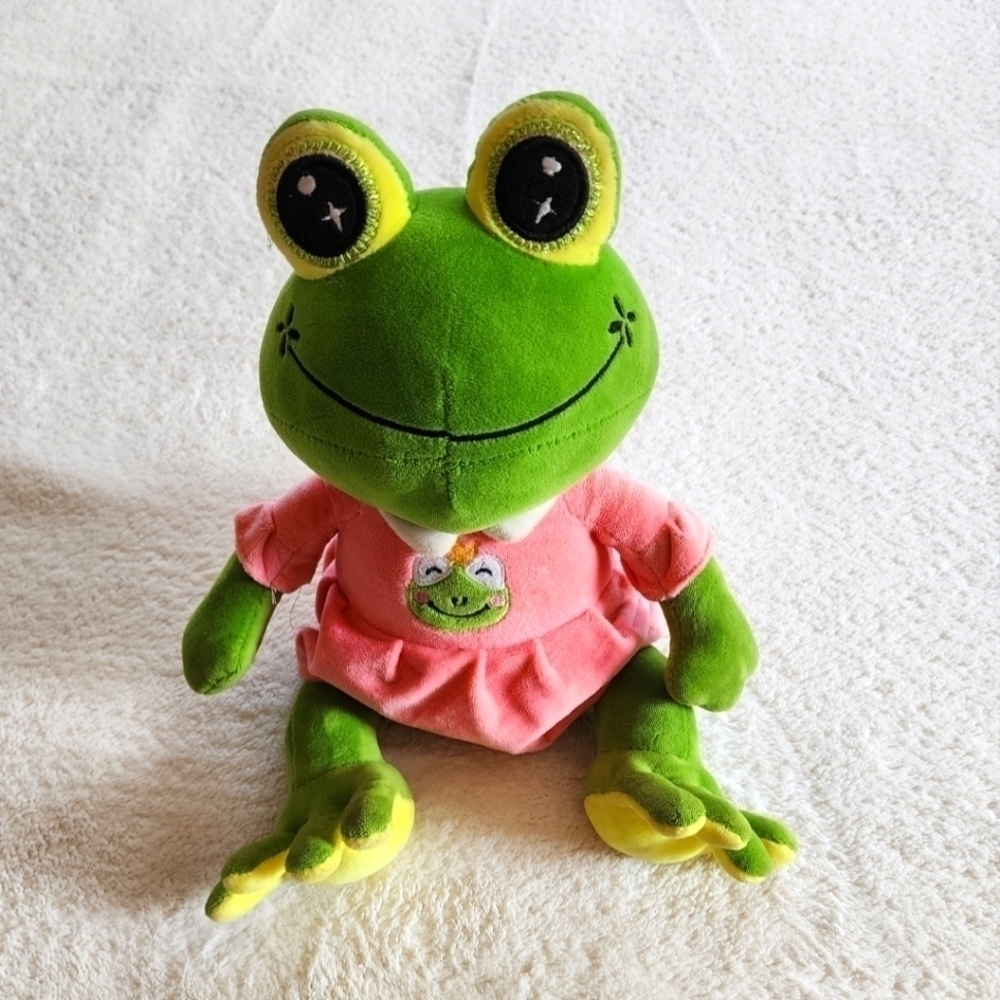 Satoyo 17.5' H Soft Animal Cartoon Pillow Cushion Cute Frog Plush Toy